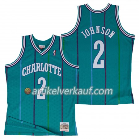 NBA Charlotte Hornets Trikot Larry Johnson Hardwood Classics Auswärtstrikot Swingman - Herren