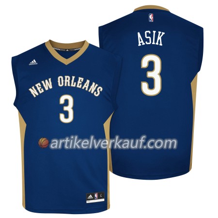 NBA New Orleans Pelicans Trikot Omer Asik Auswärtstrikot Swingman - Herren