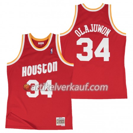 NBA Houston Rockets Trikot Hakeem Olajuwon Hardwood Classics Auswärtstrikot Swingman - Herren