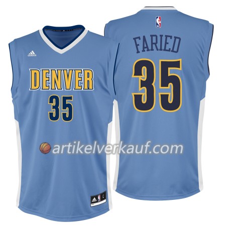Herren NBA Denver Nuggets Trikot Kenneth Faried Auswärtstrikot Swigman