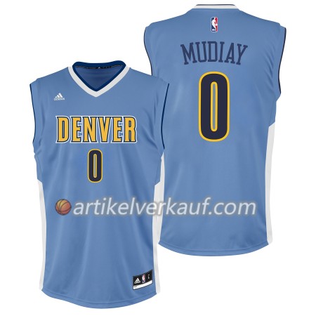 Herren NBA Denver Nuggets Trikot Emmanuel Mudiay Auswärtstrikot Swigman