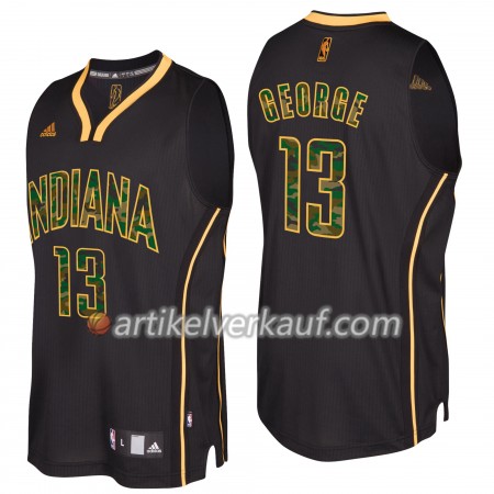 NBA Indiana Pacers Trikot Paul George in Camouflage-Optik Swingman - Herren