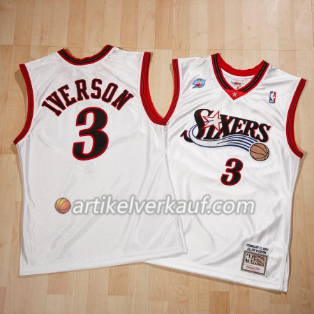 NBA Philadelphia 76ers Trikot Allen Iverson All-Star 2001 Authentic Heimtrikot Swingman - Herren
