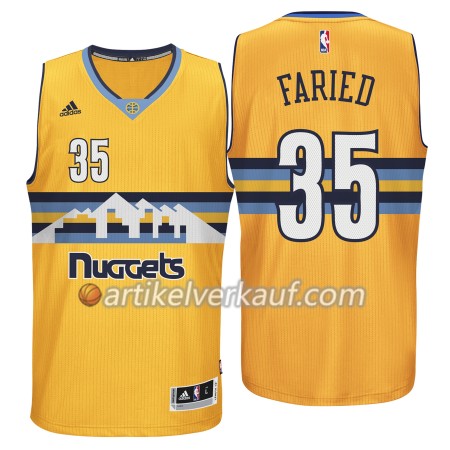 NBA Denver Nuggets Trikot Kenneth Faried Ausweichtrikot Swingman - Herren