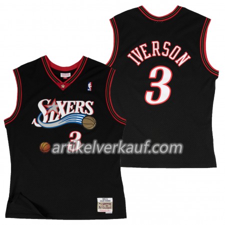 NBA Philadelphia 76ers Trikot Allen Iverson Hardwood Classics Auswärtstrikot Swingman - Herren