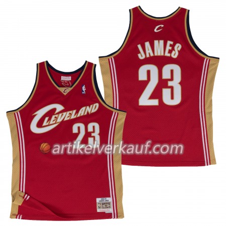 NBA Cleveland Cavaliers Trikot LeBron James Hardwood Classics Auswärtstrikot Swingman - Herren