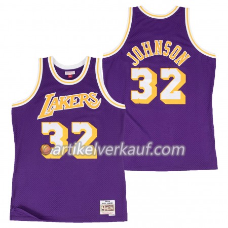 NBA Los Angeles Lakers Trikot Magic Johnson Hardwood Classics Auswärtstrikot Swingman - Herren